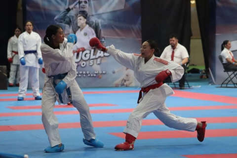 Atletas de todo el país se dieron cita en el Club Dorados Oaxtepec para el Selectivo Nacional de Karate.