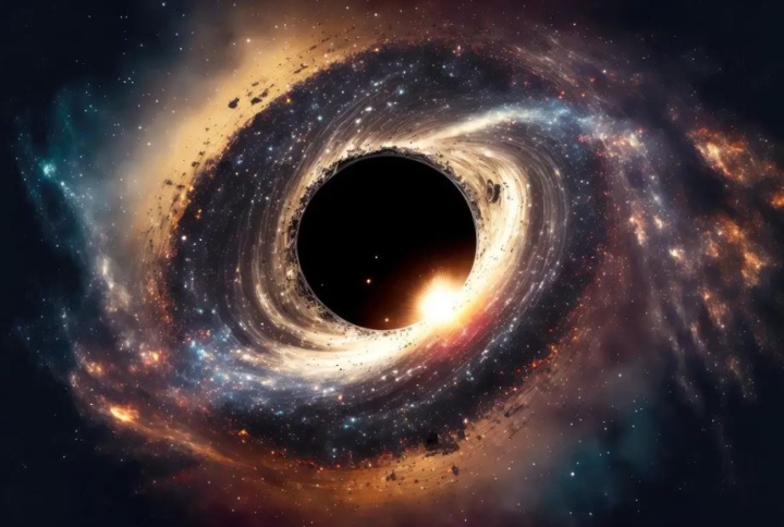 Agujero negro en el centro de nuestra galaxia gira rápidamente