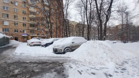 Mosc&uacute; registra su mayor acumulaci&oacute;n de nieve tras tres d&iacute;as de nevada