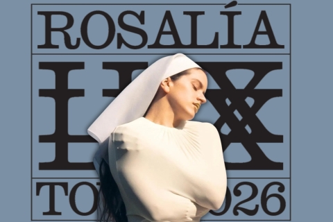 Rosal&iacute;a confirma cuatro conciertos en M&eacute;xico como parte de su 'LUX Tour 2026'