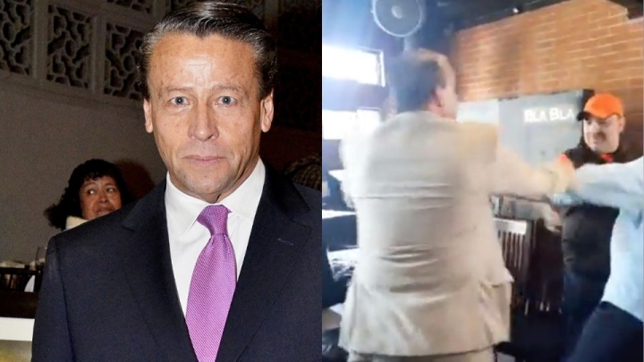 ¡Eres un cerdo!: Alfredo Adame se lanza a golpes contra el abogado de Carlos Trejo