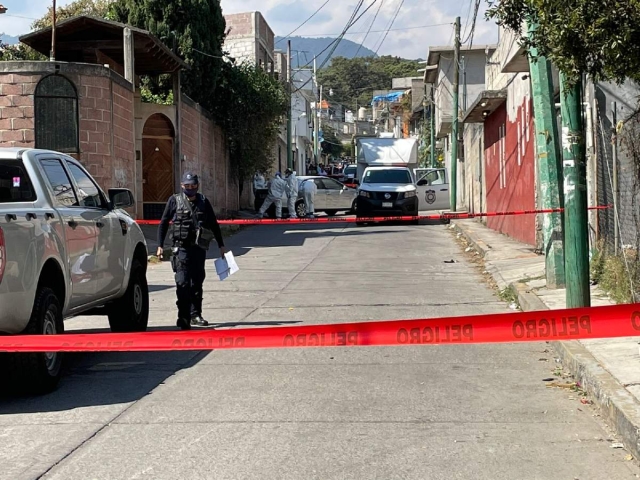 El homicidio ocurrió en la calle Camino Antiguo a Huitzilac.