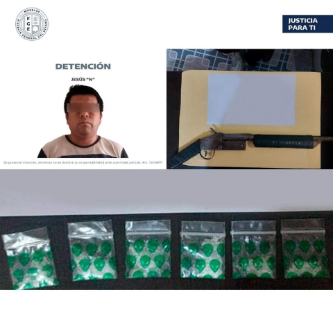 Atrapan a un hombre armado en Xoxocotla