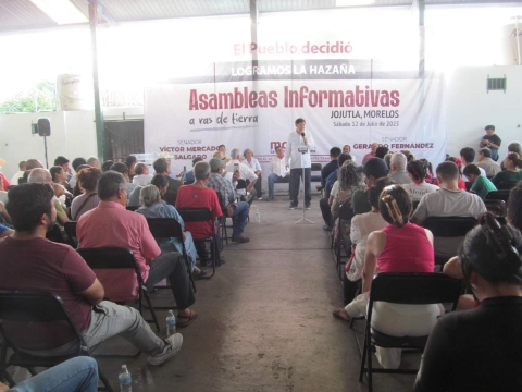  Los senadores visitaron tres municipios de Morelos durante dos días para agradecer a los ciudadanos y pedir unidad y que los sigan apoyando.