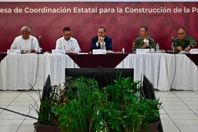 Comprometida Mesa de Coordinación Estatal para cerrar paso a la delincuencia: Cuauhtémoc Blanco