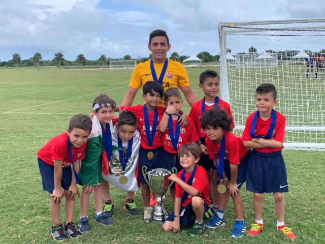 A sus 10 años Diego está teniendo una trayectoria exitosa con fogueo en torneos internacionales.