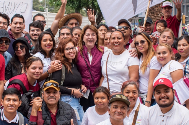 &#039;Con Claudia Sheinbaum, es tiempo de las mujeres y la mejor opción para dar continuidad a la 4T en el país&#039;: Margarita González Saravia