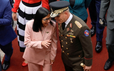 Delcy Rodr&iacute;guez asegura que ning&uacute;n agente externo gobierna Venezuela