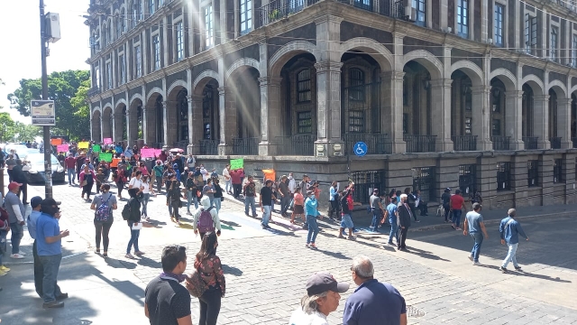 Protestan habitantes de Xoxocotla en Cuernavaca