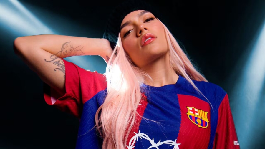 Karol G colabora con el FC Barcelona: Así luce el jersey de 'La Bichota'