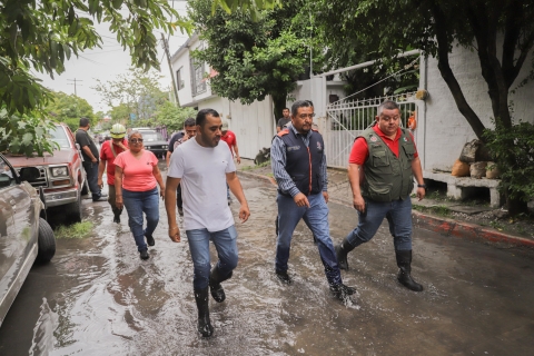 Implementa Gobierno de Morelos apoyo en afectaciones por lluvias en Zacatepec