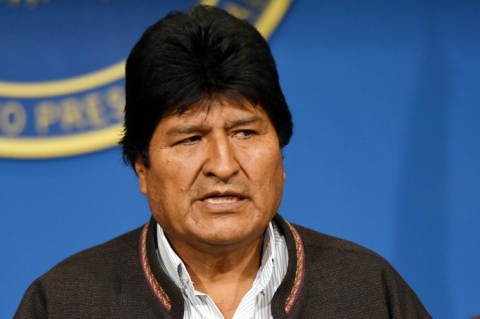 Evo Morales organiza marcha para inscribir su candidatura; aún sin partido