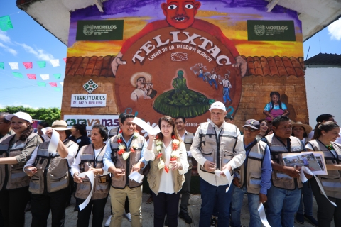 Refrenda gobernadora Margarita González Saravia presencia en territorio al servicio de las familias morelenses