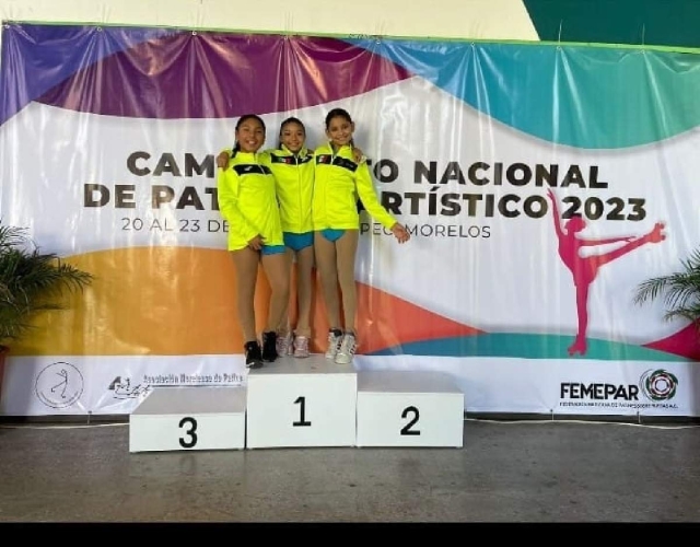 Naomi Varela Tapia se colgó dos medallas, una de plata y otra de bronce.