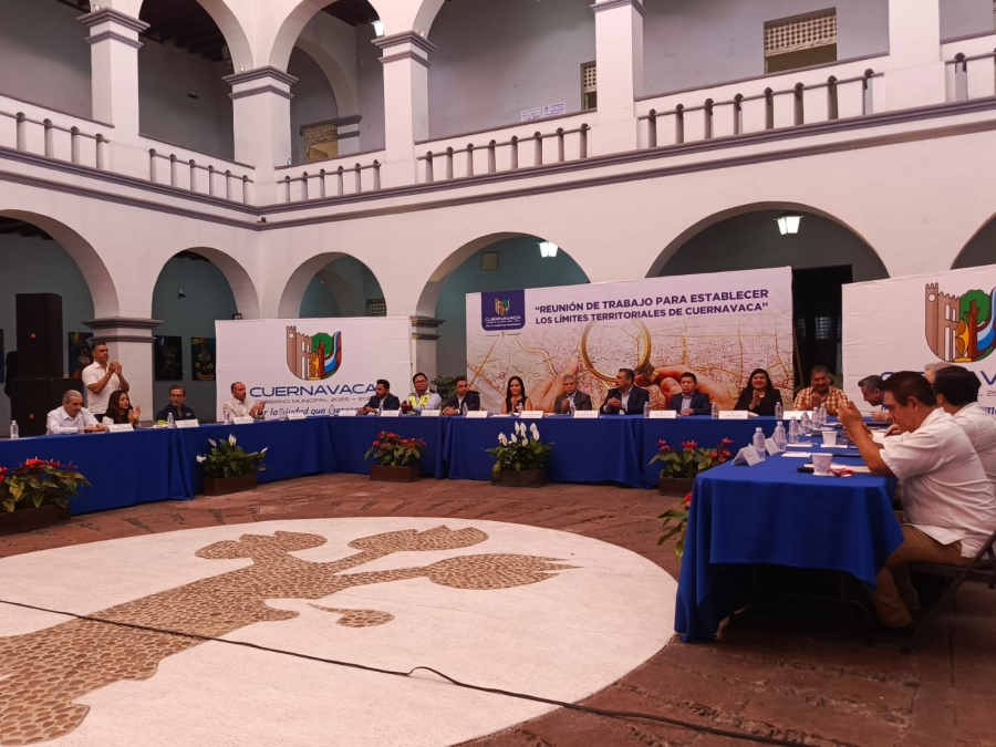 Efectúan reunión de trabajo para establecer los límites territoriales de Cuernavaca