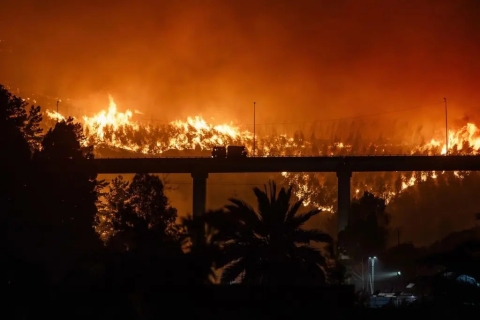 Chile decreta estado de cat&aacute;strofe por incendios forestales