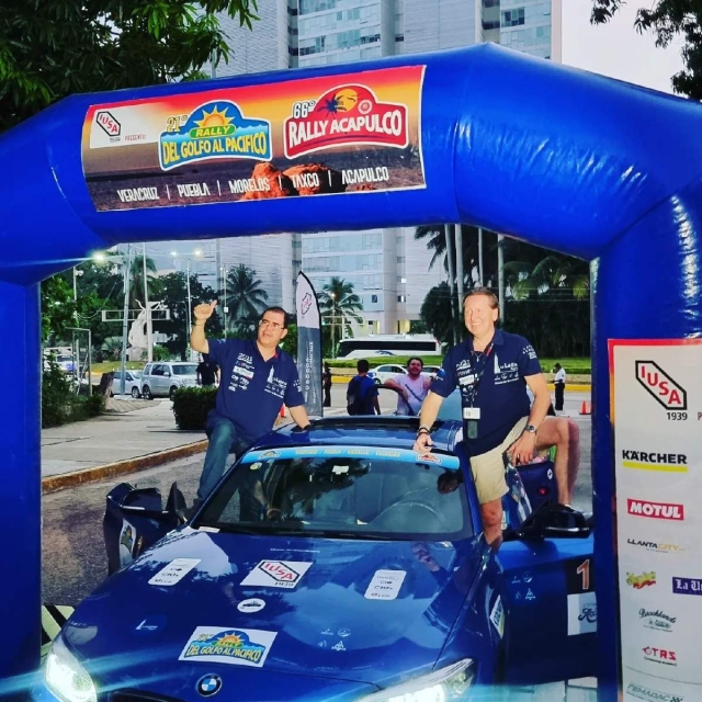 El piloto de la Ciudad de México y su copiloto Miguel Camacho volvieron a ganar el rally por segundo año consecutivo con el auto BMW 240i año 2019; El Rally Acapulco se lo adjudicaron Juan Carlos Peralta y Carlos Javier Pani.