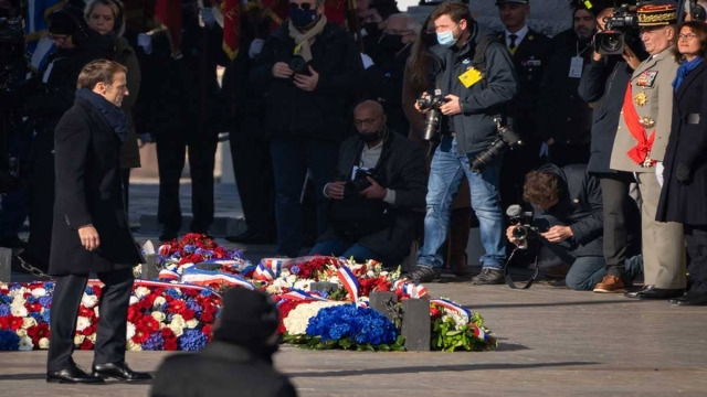 Francia conmemora fin de Primera Guerra Mundial.