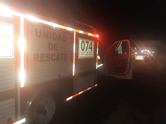 El choque movilizó a cuerpos de rescate de la zona sur.