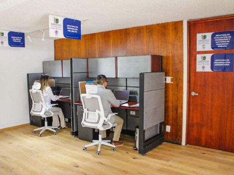 Autoridades municipales inauguraron las nuevas oficinas del Secretariado Ejecutivo del Consejo Municipal de Seguridad. 