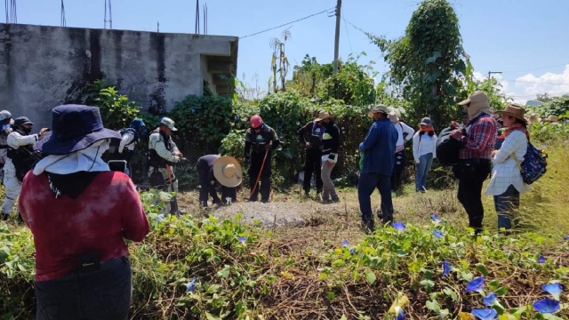 La Brigada Nacional realiza labores en Morelos desde hace varios días.