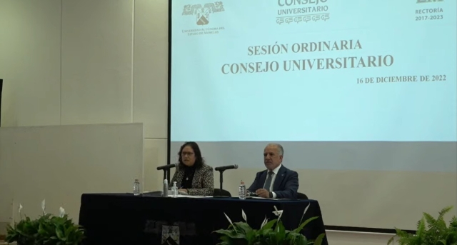 Realizan última sesión ordinaria de Consejo Universitario de la UAEM del 2022