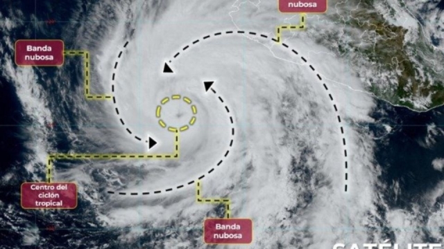 Huracán &#039;Norma&#039; alcanza categoría 1 y se acerca a costas mexicanas