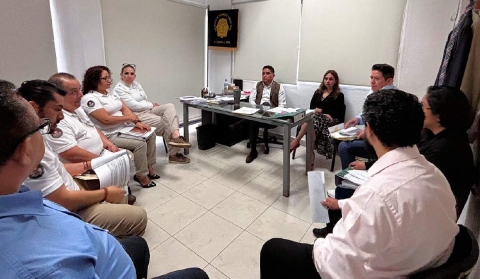 Autoridades visitaron las instalaciones de Seguridad Pública de Cuautla.