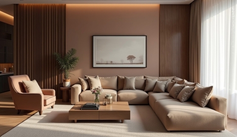 Mocha Mousse marca la pauta en el diseño interior con calidez y armonía