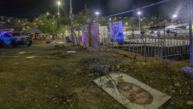 Dan alta al último paciente del colapso en evento de Álvarez Máynez