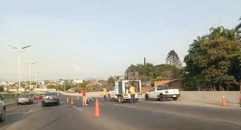 #AlertaVial | Tráfico lento en paso exprés
