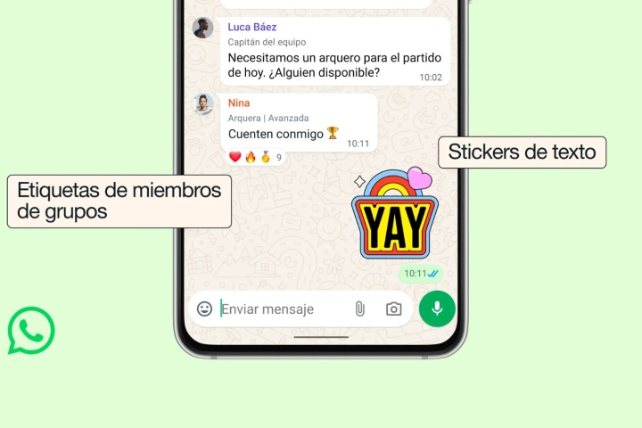 WhatsApp estrena nuevas funciones enfocadas en hacer m&aacute;s claros, din&aacute;micos y organizados los chats de grupo.