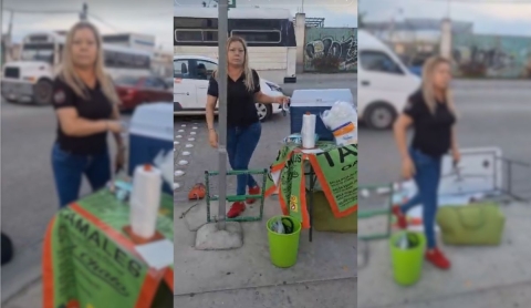 &#039;Muévete pende…&#039;: Mujer es exhibida por destruir puesto de vendedora ambulante en Guadalajara; la llaman &#039;Lady Tamales&#039;