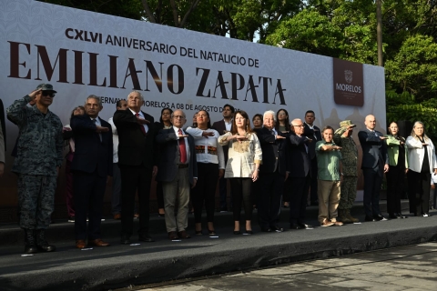 Cumple gobierno de Margarita González Saravia reivindicación con la historia y el legado zapatista