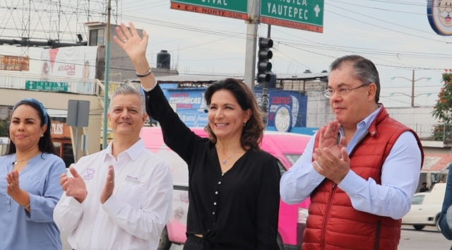 Inaugura Cecilia Rodríguez proyecto &#039;Rehabilitación del entronque bulevar Cuauhnáhuac-Parque Industrial Civac&#039;