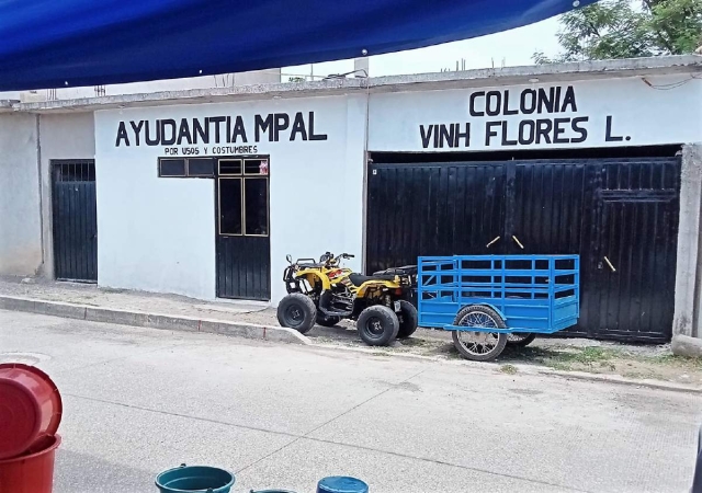 La nueva colonia cuenta con su propia ayudantía municipal.