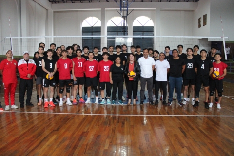 Arriba a Morelos selección mexicana de voleibol varonil sub-19