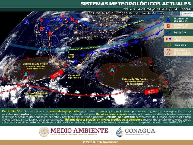 Pronostican cielo nublado para este fin de semana en Morelos