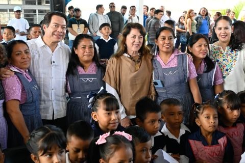 Arrancan gobernadora de Morelos y titular de SEP maratón por la lectura en conmemoración del Día Internacional de la Mujer Indígena
