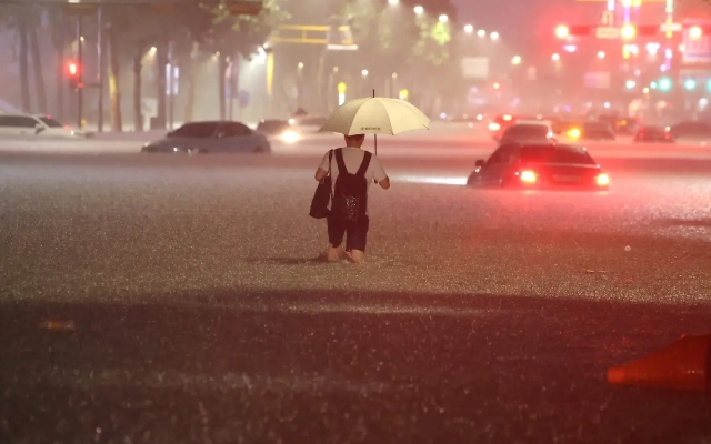 Corea del Sur: Lluvias históricas inundan las calles de Seúl y dejan al menos 8 muertos