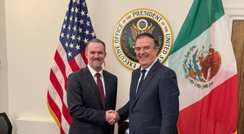 Ebrard se reúne con representante de Comercio de EU para tratar aranceles