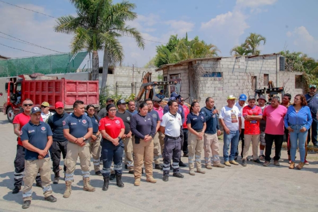 La brigada está conformada por personal de diversas áreas municipales.