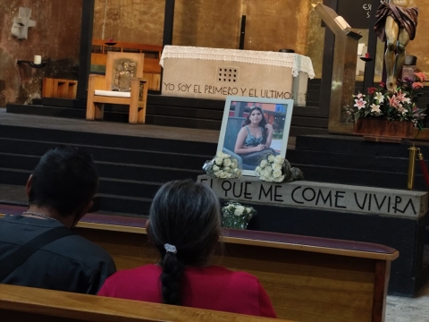 Realizan misa en memoria de Kimberly Joselin, en la catedral de Cuernavaca