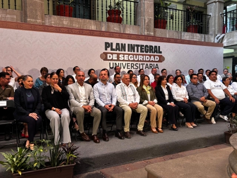 Preside gobernadora firma de convenio de colaboraci&oacute;n para implementar Plan Integral de Seguridad Universitaria
