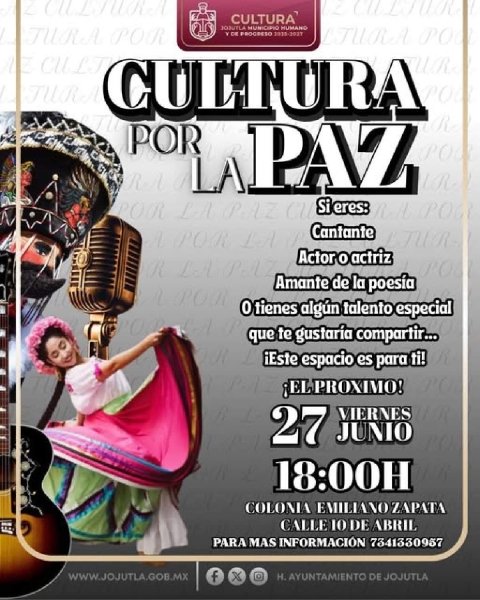 Las Jornadas por la Paz comenzarán este miércoles con funciones de cine para promover valores y sana convivencia.