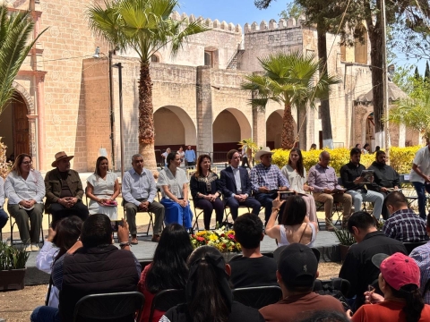 Evalúan autoridades reconstrucción del patrimonio en Morelos y entregan conjunto conventual de Totolapan