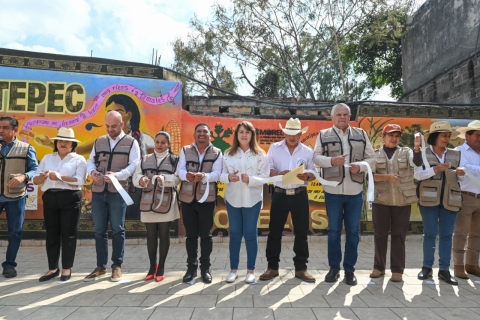 Encabeza Margarita Gonz&aacute;lez Saravia primera jornada 2026 de Caravanas del Pueblo en Zacualpan de Amilpas