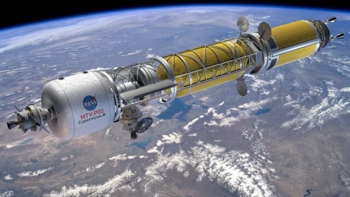 NASA revela prototipo de cohete nuclear capaz de llegar a Marte en 45 días