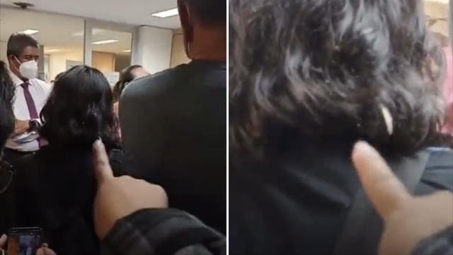 En transmisión en vivo, captan chinche en el cabello de alumna de la UNAM