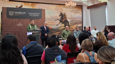 Se acata instrucción de la presidenta Claudia Sheinbaum de atender la seguridad en Cuautla: SSPC